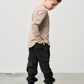 Little Bipsy - Cotton Twill Cargo Jogger - Black|164278