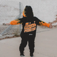 Little Trouble - Mini Speedster Orange Flame Hoodie|205851