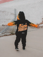 Little Trouble - Mini Speedster Orange Flame Hoodie|205851