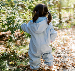 Roobear - Fleece-Lined One-Piece Suit Slate Blue|173362