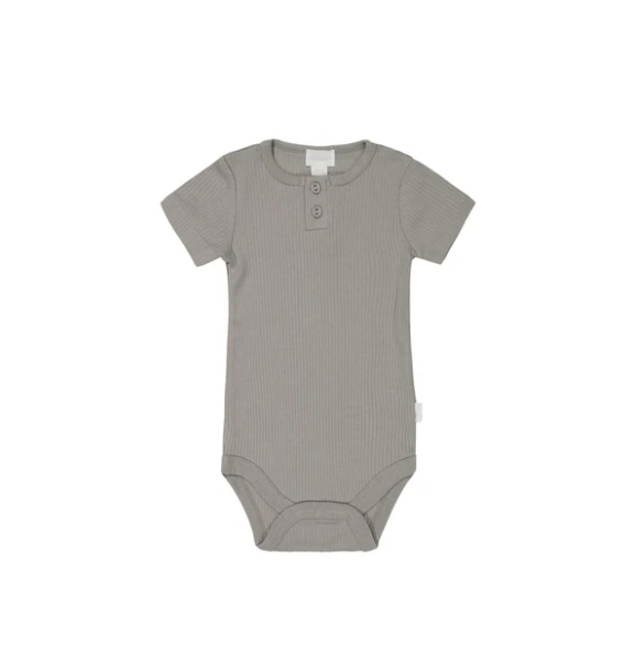 Jamie Kay - Organic Cotton Modal Darcy Rib Tee Bodysuit - Milford|153326