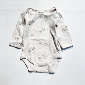 Rabbit + Bear Onesie 0-3M|175454