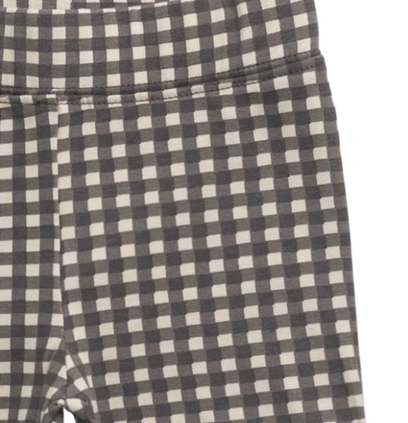 Jamie Kay - Organic Cotton Everyday Bike Short - Mini Gingham Bistre|153355