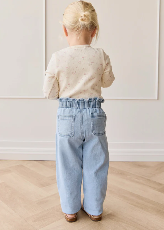 Briella Pant - Washed Denim|154986