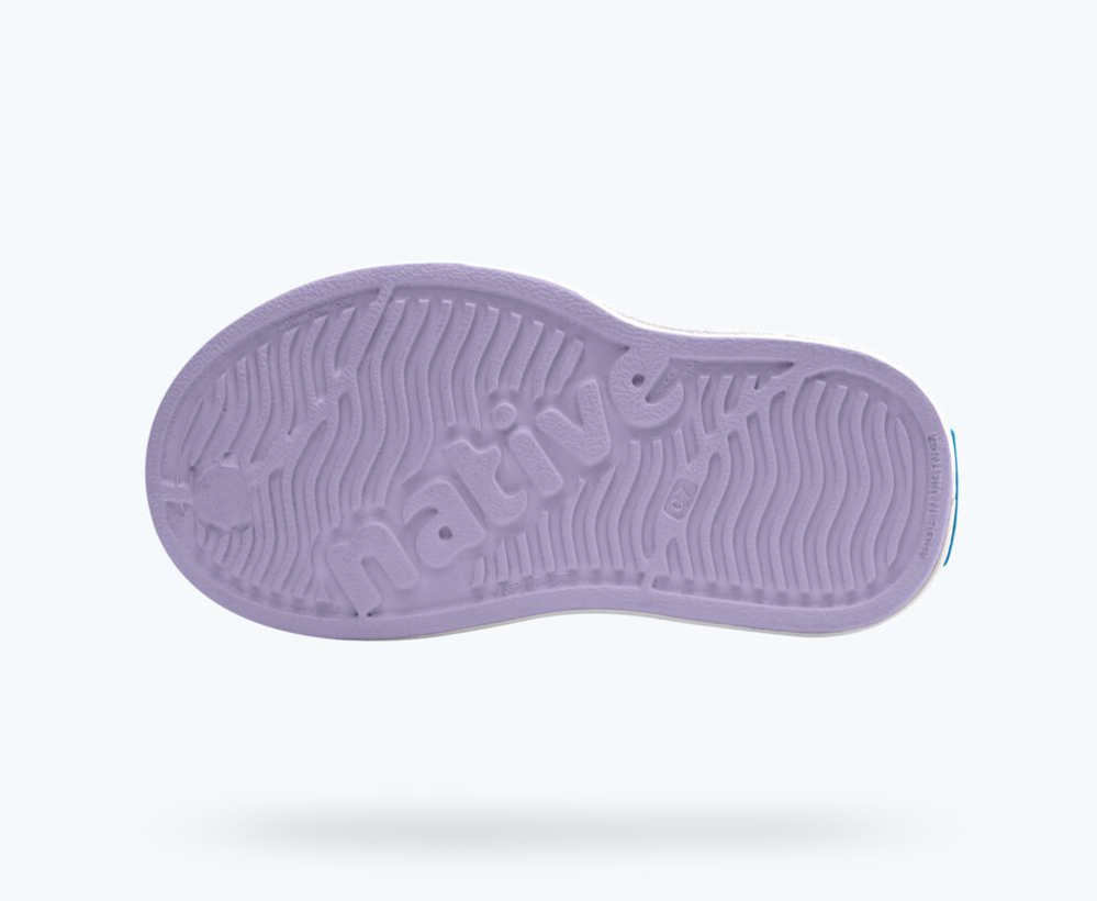 Native - Miles Block Kids - Taro Purple/ Shell White/ Barely Skyway Block|202582