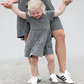 Little Bipsy - Acid Wash Waffle Dress|142076
