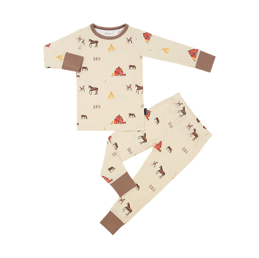 Belan.J - Long Sleeve PJ Set Hay Neighbour|153111