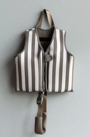 Current Tyed - Float Vest Brown Stripes|58917