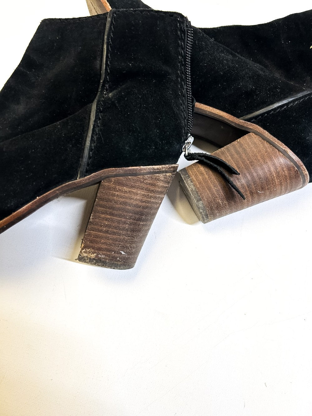 Aldo Black Suede Boots (No Size Tag) 7.5|214901