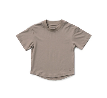 Oversized Bamboo Tee - Mushroom|142089