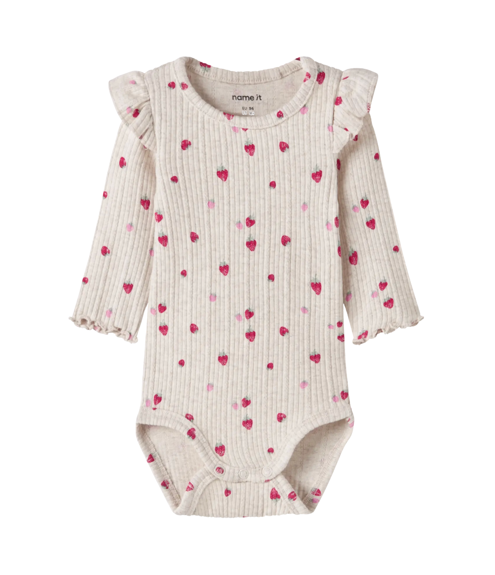 Name It - Strawberry Sprinkle Bodysuit|208253