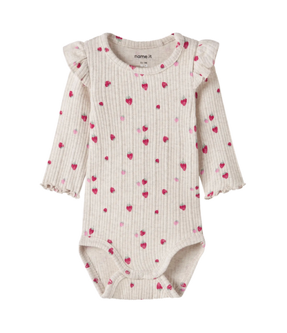 Name It - Strawberry Sprinkle Bodysuit|208253