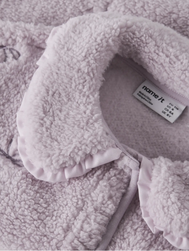 Name It - Collared Bow Sherpa Jacket|233340