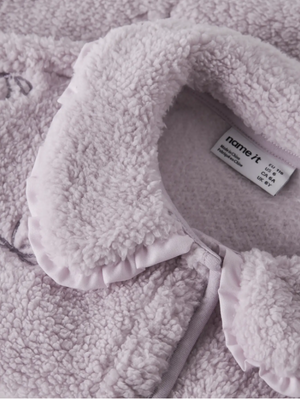 Name It - Collared Bow Sherpa Jacket|233340