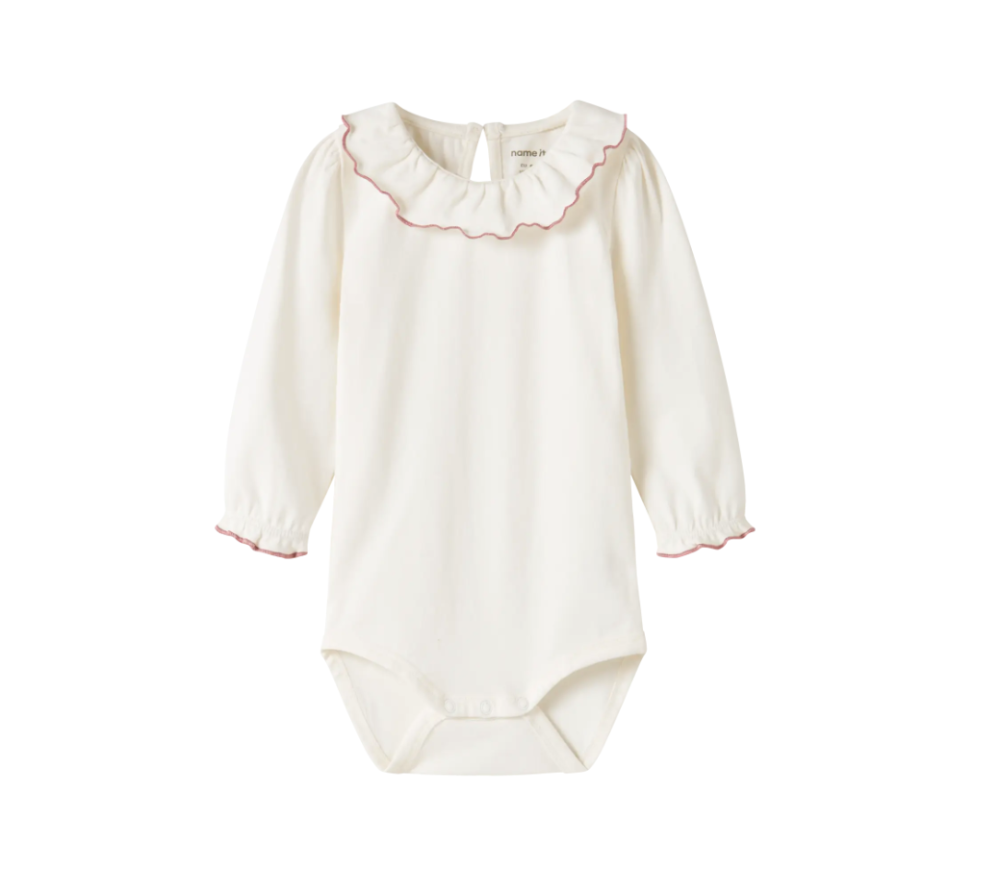 Name It - Ruffle Collar Bodysuit|223338