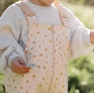 Roobear - Fleece-Lined Overalls Floral|173384