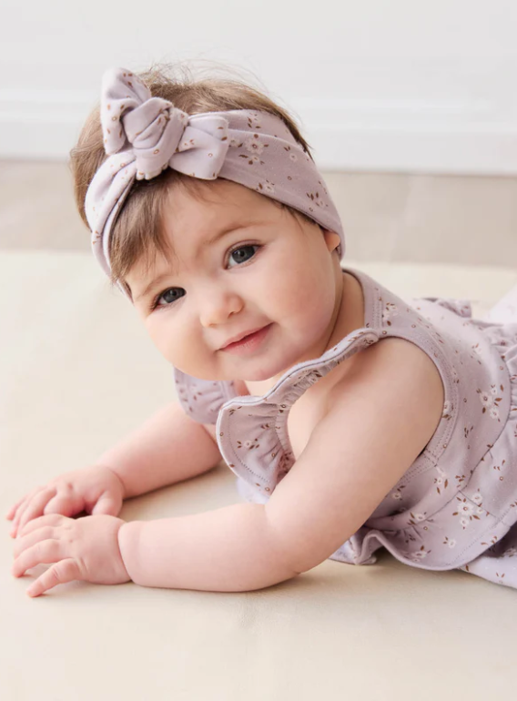 Jamie Kay - Organic Cotton Headband - Lulu Bloom Iris|136701