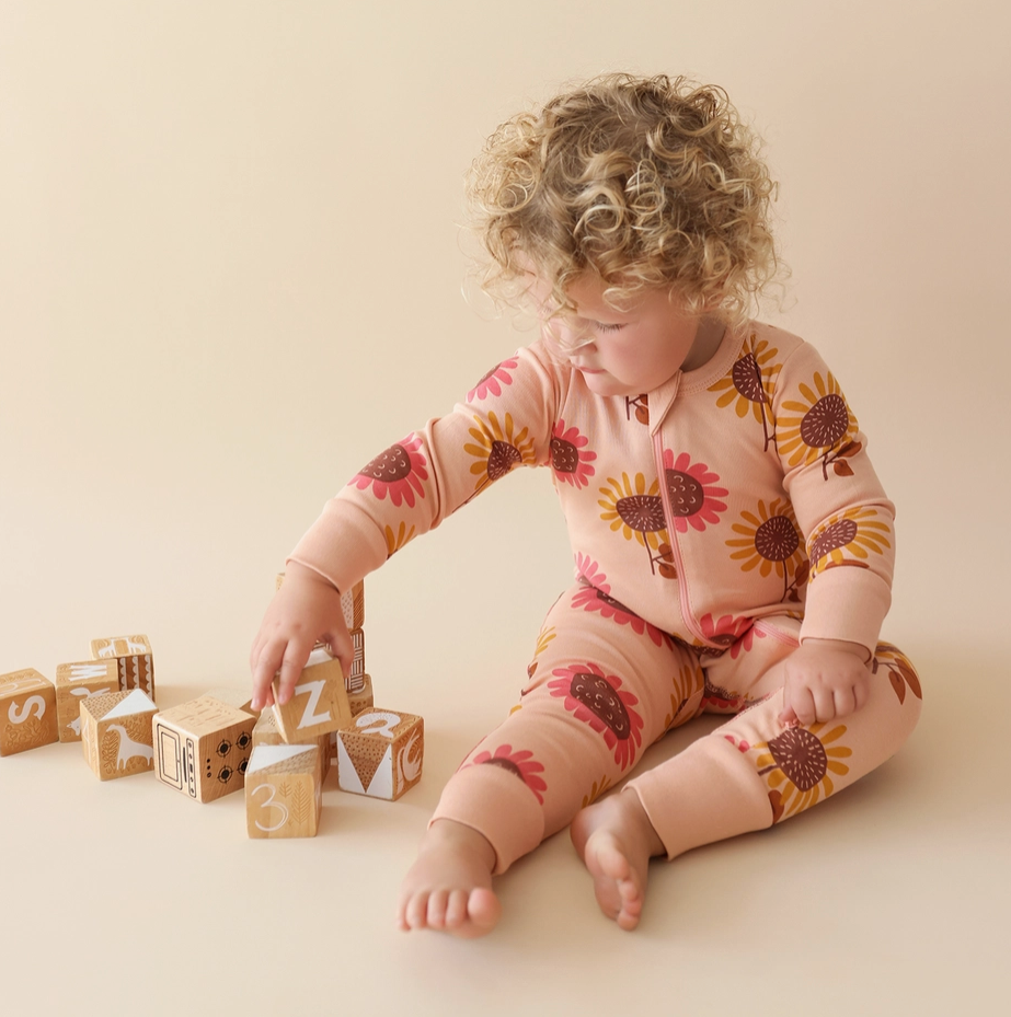 Parade -  '2-Way' Zip Romper Sunflowers|164063