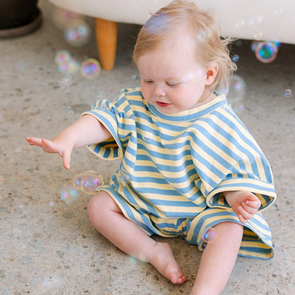 Roobear - Cotton Striped Romper|212542