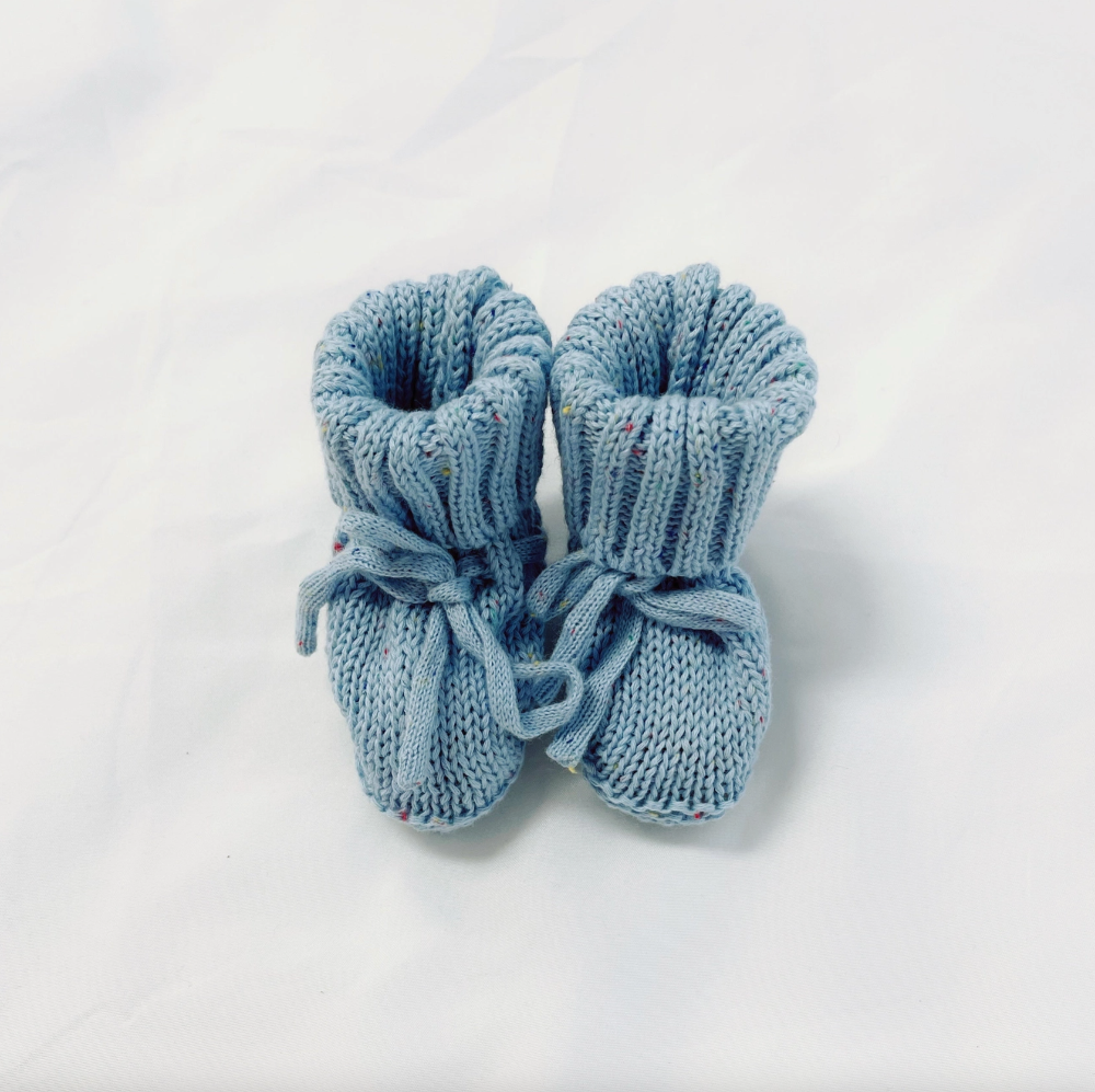 Adored - Knit Booties Blueberry|68943