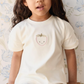 Jamie Kay - Pima Cotton Mimi Top - Parchment Blushing Berry|136615