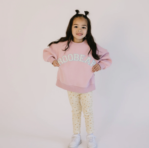 Roobear - Fleece-lined Crewneck Pink|163064