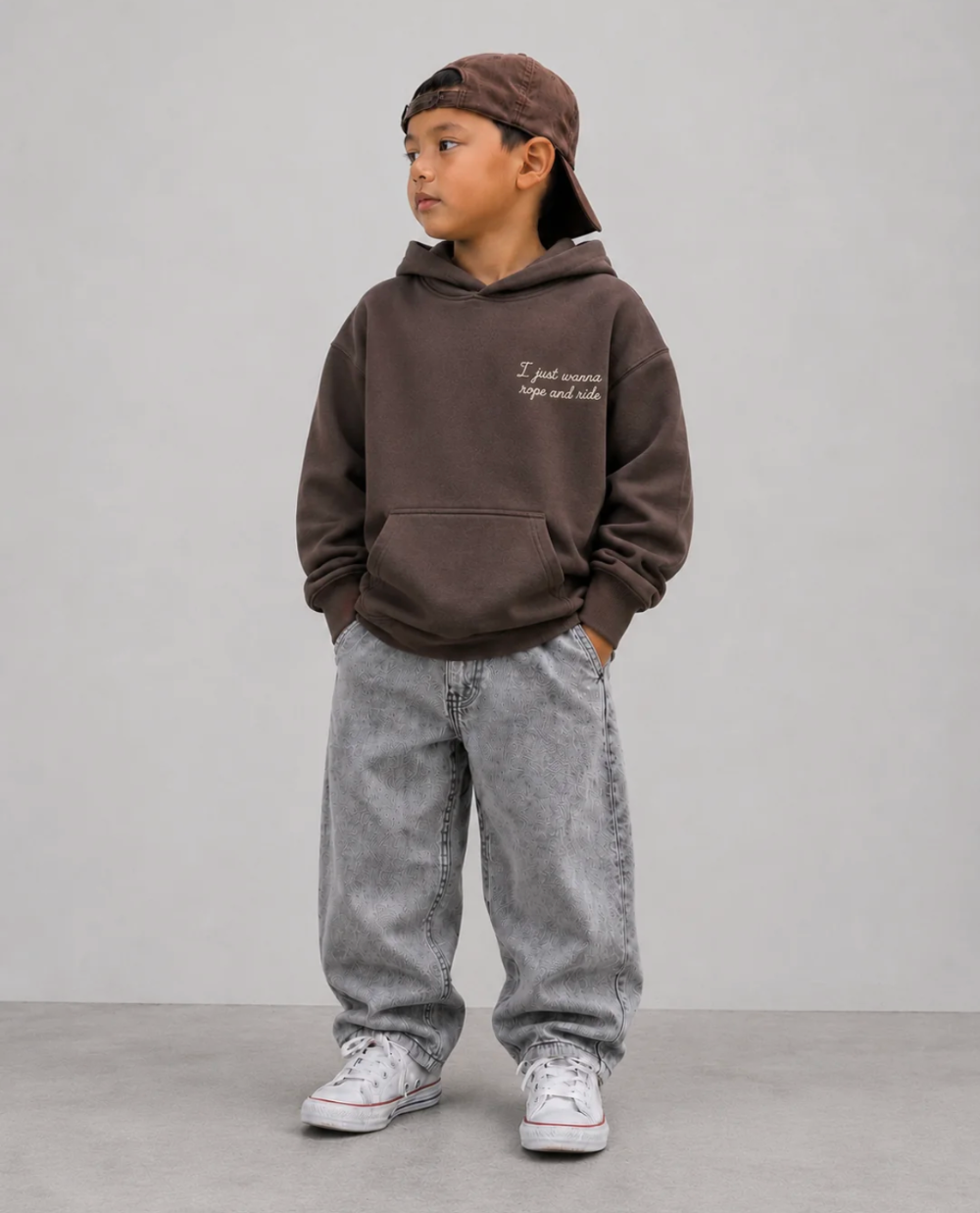 Little Bipsy - Baggy Jeans - Grey Wash|226144
