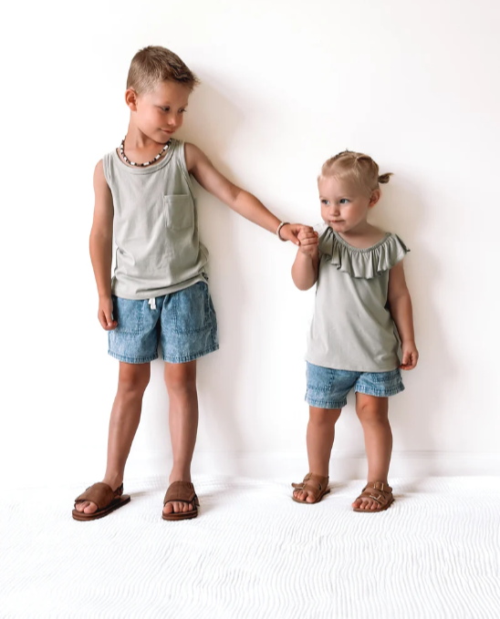 Little Bipsy - Girl's Chambray Short|103973