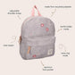 Kidzroom - Backpack Blossom And Bows Grey
