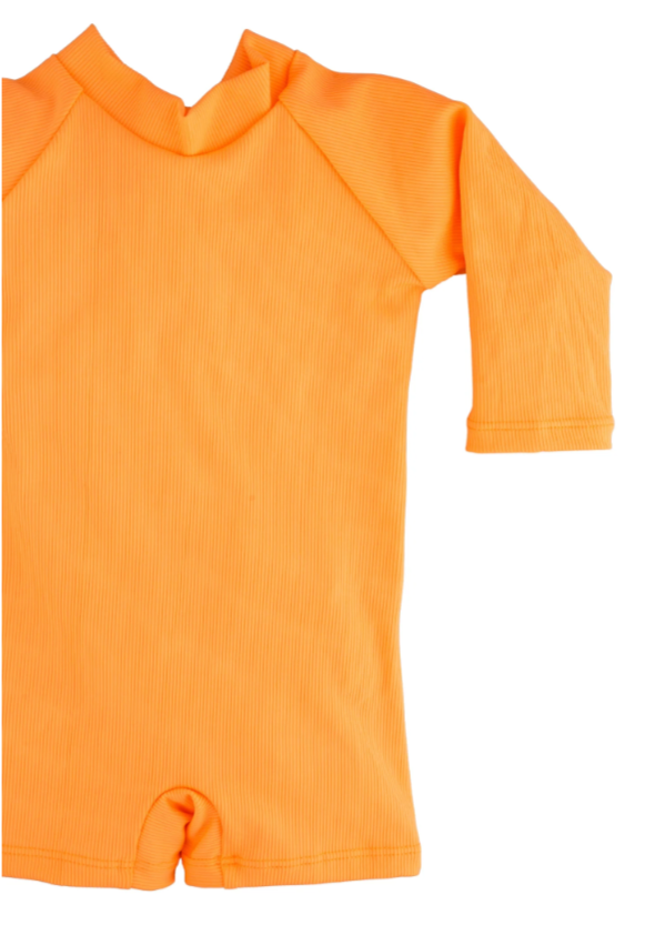 Current Tyed - "Brights" Ribbed Neon Orange|198364