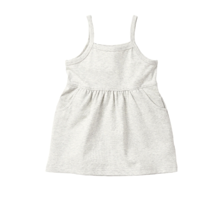 Little Bipsy - Jersey Tank Dress - Light Heather Grey|142522