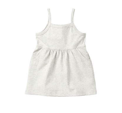 Little Bipsy - Jersey Tank Dress - Light Heather Grey|142522