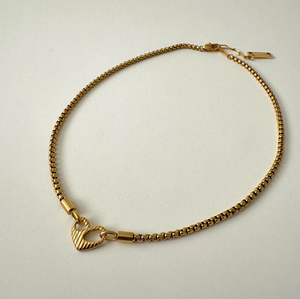 Infinity Heart Necklace - 18K PVD Gold Plating|176791