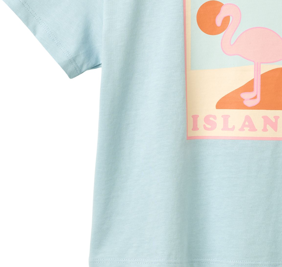 Wheat - T-shirt S/S Mirsa Summer Sky|197180