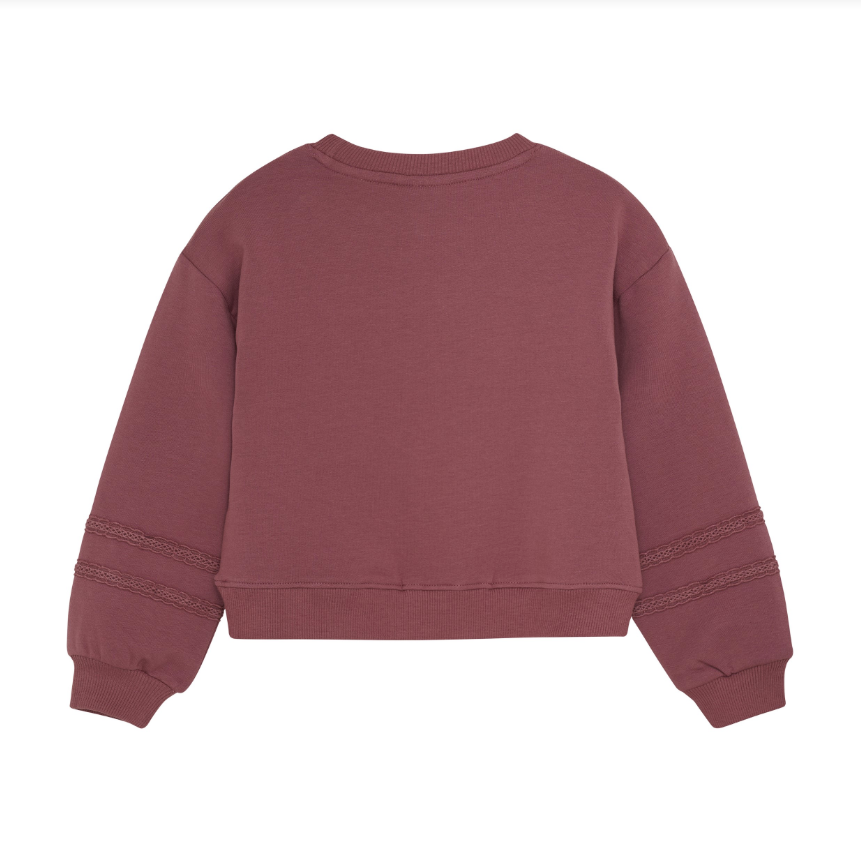 Enfant - Sweatshirt Ruffle - Rouge|155850