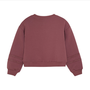 Enfant - Sweatshirt Ruffle - Rouge|155850