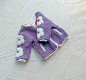 Pip & Lenny - Winnie Cosy Coat - Lilac|105011