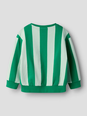 Name It - Striped Green Crewneck|208177
