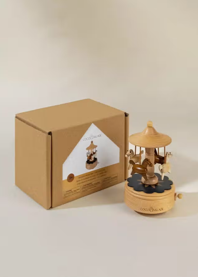 Coco Village - Wooden Music Box - The Carousel|76679