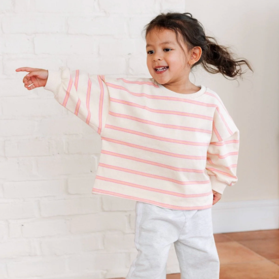 Roobear - Striped Lightweight Crewneck|215204