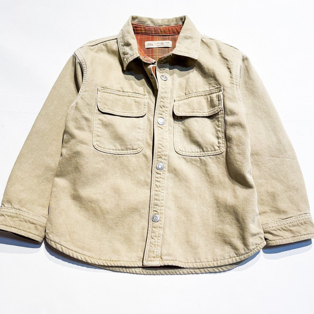 Zara Button Up Jacket 5-6Y **Imeprfection|182808