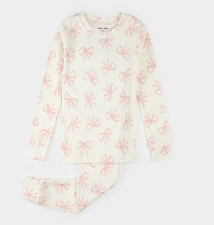 Petit Lem - 2 Piece PJ - Bow|187325