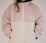 Roobear - Colourblock Fleece-lined Jacket True Cream + Brown|174794