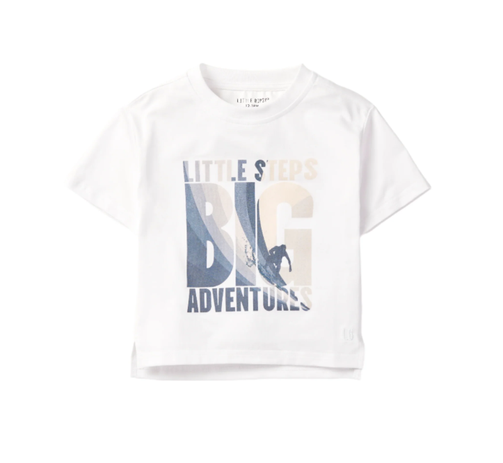 Little Bipsy - Little Steps, Big Adventures Waves Tee|142496