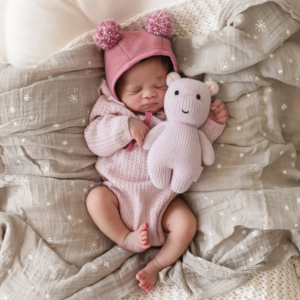 Cuddle & Kind - Baby Hippo (lavender), Give 5 Meals|155889