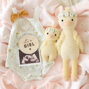 Cuddle & Kind - Baby Duckling (ivory Floral)|155835