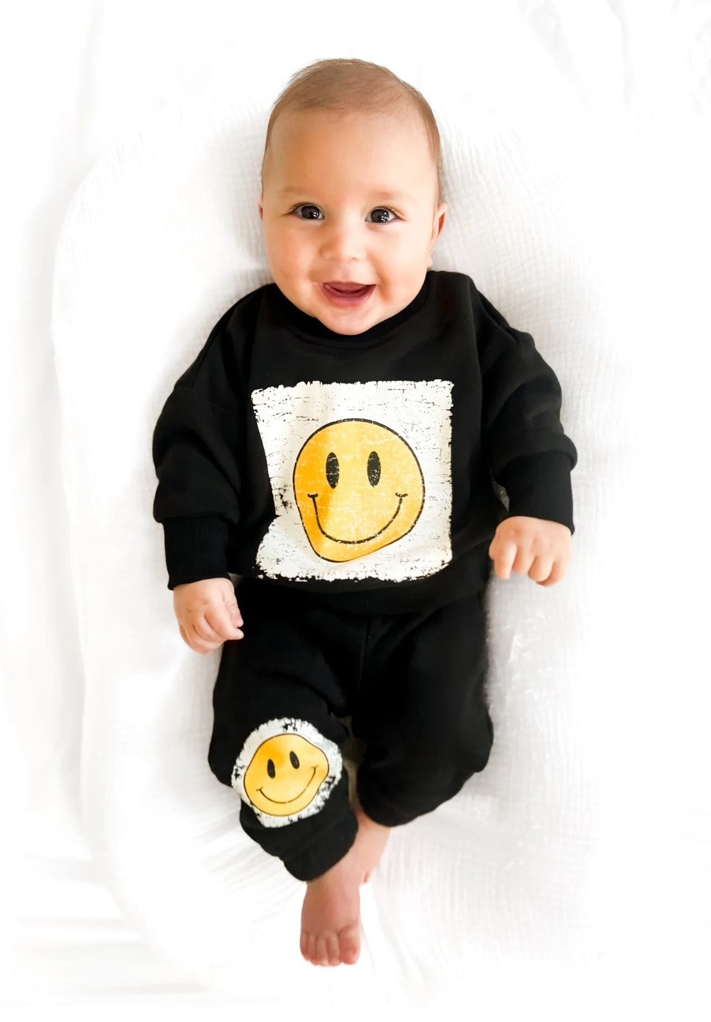 Little Bipsy - Smiley Sweatpant - Black|106978