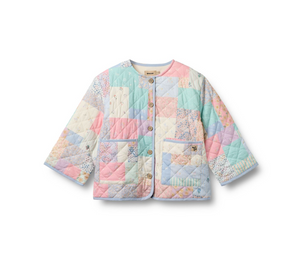 Wheat - Quilt Jacket Inaja Patchwork Flowers|191200