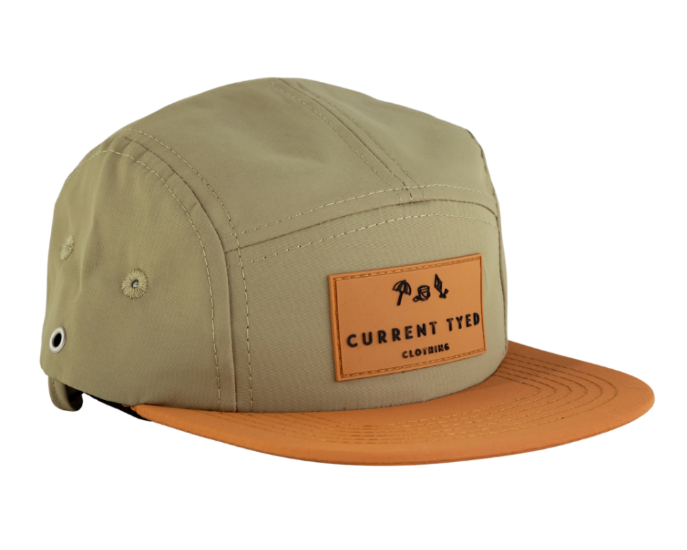 Current Tyed - 5 Panel Waterproof Snapback - Earth Colour Block|128019