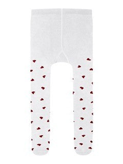 Name It - Footed Tights Hearts 2 Pack 4830|232059